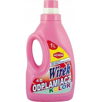 Odstraňovač skvrn Wirek odstraňovač skvrn na barevné prádlo, tekutý, 1 l, odstraňuje odolné skvrny