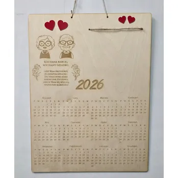 Kalendář Výjimečný kalendář na rok 2026 – ideální Dárek pro babičku a dědečka!