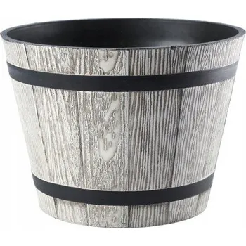 Květináč Plast Květináč šedý Galicja 30 cm x 30 x 19 cm