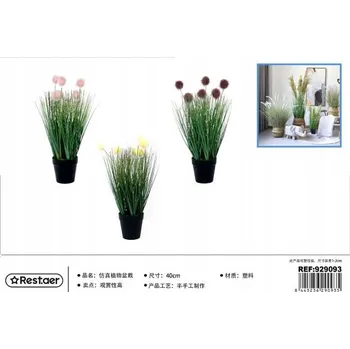 umělá květina Umělá rostlina v květináči 40 cm - Dekorativní bylinky