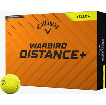 Golfový míček Golfové míčky CALLAWAY WARBIRD DISTANCE 2025 (žluté, 12 ks)