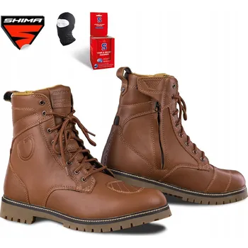 Moto obuv Shima Thomson moto boty vojenské chopper velikost 45