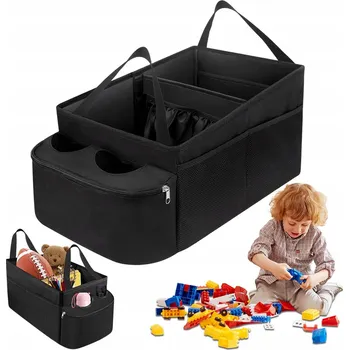 Organizér do auta ORGANIZÉR DO KUFRU AUTA TAŠKA NA ZADNÍ SEDADLO ČERNÝ