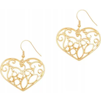 Náušnice Náušnice srdce rozeta (P21/WIO/05AU)