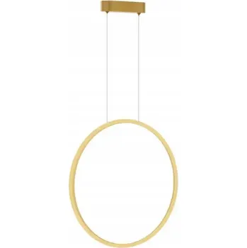 Závěsné svítidlo Saturno zlatý kruh 28W LED Milagro