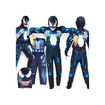Karnevalový kostým KOSTÝM PRO CHLAPCE VENOM AVENGERS, PŘEVLEK NA PLES, KARNEVAL, PÁRTY - S