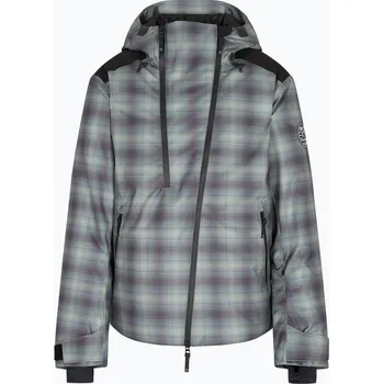 Pánská lyžařská bunda EA7 Emporio Armani Ski St. Moritz Fashion fancy green check