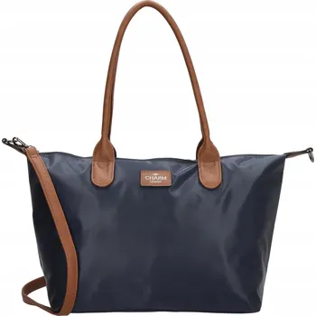 Kabelka Charm London nylonová kabelka modrá