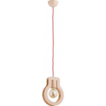 Závěsné svítidlo Alfa dřevěné 1 x E27