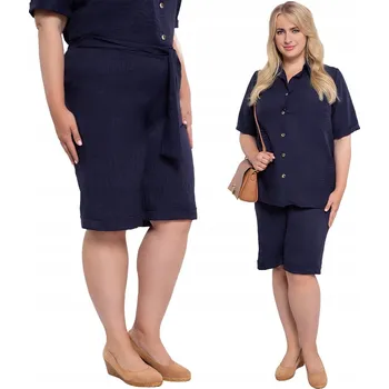 Podprsenka Tmavě modré šortky se zavazováním 52/54