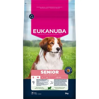 Krmivo pro psa Eukanuba krmivo pro starší psy malých a středních plemen, jehněčí, 3 kg