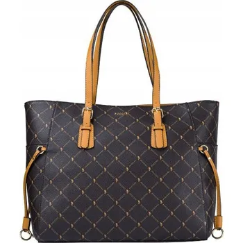 Kabelka PUCCINI shopper kabelka eko kůže hnědá