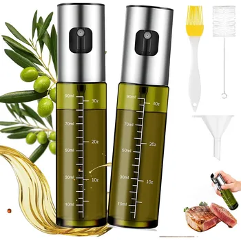 Nádoba na olej a ocet SKLENĚNÝ ROZPRAŠOVAČ NA OLEJ A OCET, ROZPRAŠOVAČ DÁVKOVAČ VE SPREJI 100 ml