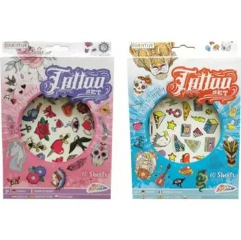 Odstranitelné tetování Tetování Sada na tetování 10 archů Grafix