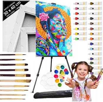 Výtvarná sada UMĚLECKÁ SADA NA MALOVÁNÍ DÁREK PRO MALOVÁNÍ