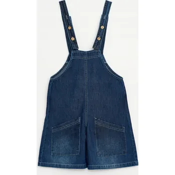 Dívčí džínové zahradní kalhoty krátké 100% Bavlna Kraťasy Velikost 116