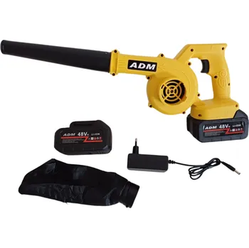 Akumulátorový elektrický fukar / vysavač výkonný 48V dvě baterie ADM2055