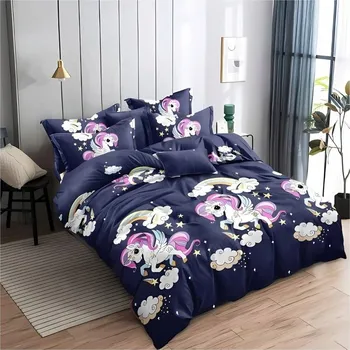 Povlečení POVLEČENÍ 2 DÍLNÉ 140/200 3D ANTONIO JEDNOROŽCI