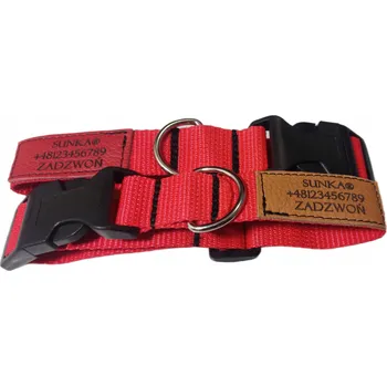 Obojek pro psa Obojek pro psa s gravírováním Sunka vel. S/M