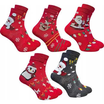 Dámské ponožky Dámské vánoční Ponožky bavlna dárek , vánoční, vtipné, Aura Via 38-41