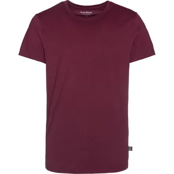 Pánská mikina Pura Waste Pánské tričko vyšší gramáže TSMB Barva: Vínová burgundy, Velikost: 3XL