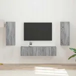 Sada TV skříněk 2 ks Šedá Sonoma Materiál na bázi dřeva