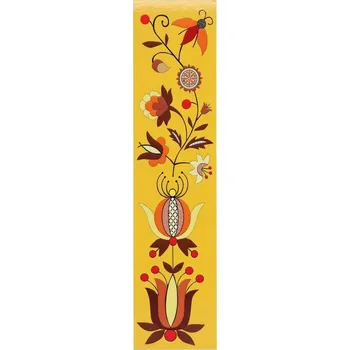 Obraz Záložka do knihy - kašubská výšivka, borowiacký styl