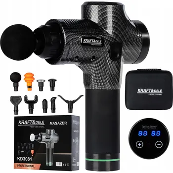 Masážní přístroj MASÁŽNÍ PISTOLE MASÁŽNÍ PŘÍSTROJ NA ZÁDA TĚLA MULTIFUNKČNÍ KRAFT&DELE KD3080