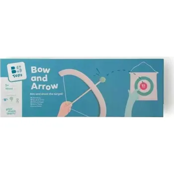 Dřevěná hračka BS Toys, dřevěná sada luk a terč 5+ GA475