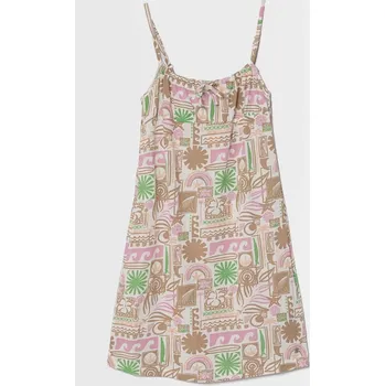 Dámské oblečení Dívčí šaty Roxy PARTY ALL TIME ERGKD03251 béžová 02X, vel. 168