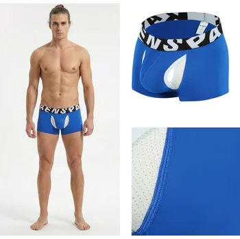 Boxerky Zvýrazňující bambusové boxerky modré DukeBoy Velikost: M PushUp; Bambusové