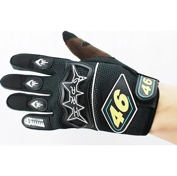 Moto oblečení RUKAVICE ''46'' ČERNÉ - XL