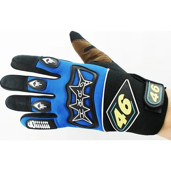 Moto oblečení RUKAVICE ''46'' MODRÉ -M