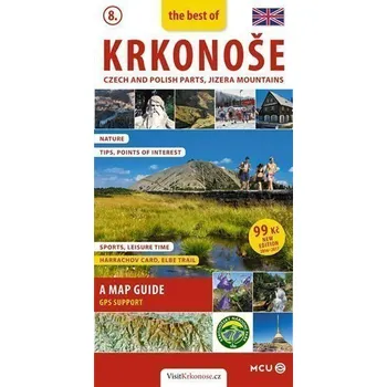 Krkonoše, Jizerské hory - kapesní průvodce/anglicky