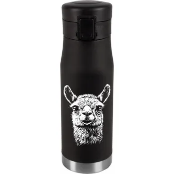 Termohrnek Termohrnek s personalizací, Dárek k narozeninám, stříbrný, LAMA 051