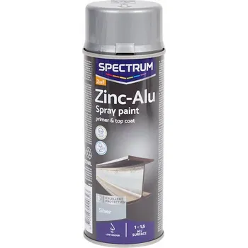 Barva ve spreji Barva Antikorozní zinkovo-hliníkový povlak ve spreji stříbrná 400 ml