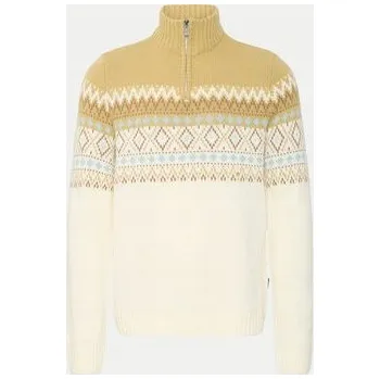 Pánský svetr Blend svetr béžový s kulatý výstřihem, velikost L