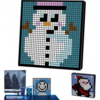 Obraz LED LAMPA PIXELOVÁ OBRAZOVKA 32x32 PIXEL ART BLUETOOTH PROGRAMOVATELNÁ DEKORACE