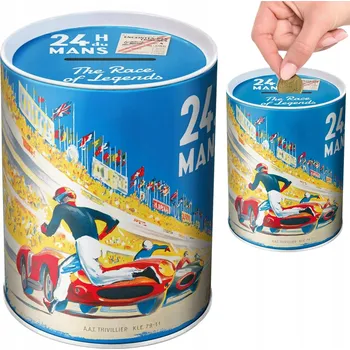 Pokladnička POKLADNIČKA SUD Le Mans 24H RACING Premium Oil Nostalgic Art Retro Dárek