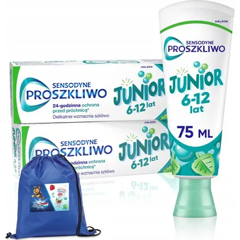 zubní pasta Sensodyne Prosklovina Zubní Pasta pro Děti 6-12 let 75 Ml x2 + Dárek