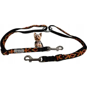 Vodítko pro psa Dvojitá Vodítko / Rozbočovač pro dva malé psy, velikost S, 45/72, šité