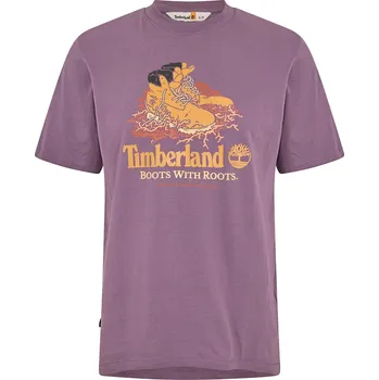 Pánské oblečení Tričko Timberland Vintage Violet 1219433 XL
