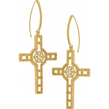 Náušnice Náušnice křížky XL (P23/JES/26Au)