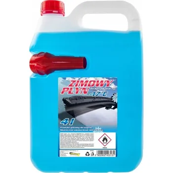 Směs do ostřikovače Zimní kapalina do ostřikovačů 4L na sklo -17°C čištění auta