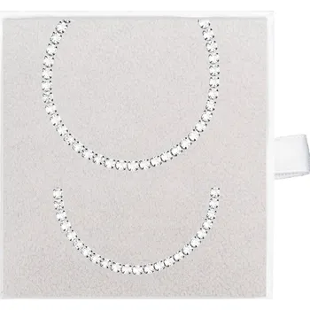 Souprava šperků franco bene Kamínkový set náhrdelník a náramek - stříbrný | 2297
