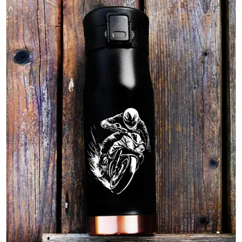 Termohrnek MOTORKÁŘ MOTOR Termohrnek Personalizace Dárek Jmeniny Narozeniny