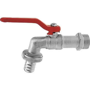 Vodovodní kohout Kohout 3/4 Kulový Kohout S Výtokem a Koncovkou na Hadici