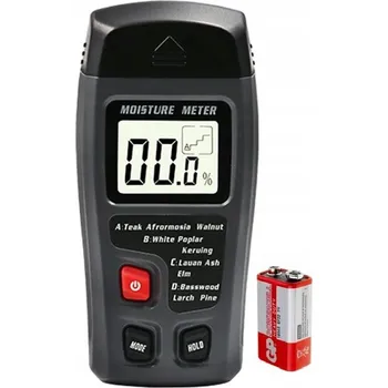 Měřič vlhkosti Anytech s LCD displejem, napájený na baterie