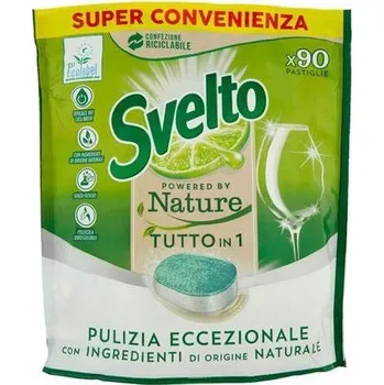 Přípravek do myčky Svelto | 90 tablety do myčky - Přírodní čistota a ekologická ochrana
