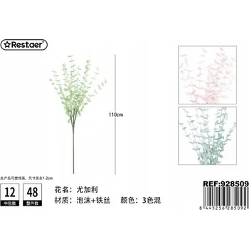 umělá květina Rest.aer - Jednotlivý exkluzivní eukalyptus 110 CM